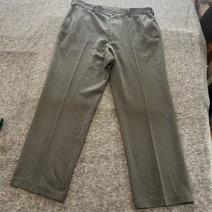 Izod‎ Straight fit #36543 Charcoal Gray Dress Pants 36x30 Missing Pocket Button